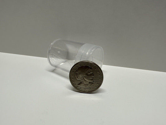 Harris/Whitman SBA & Sacagawea Dollar Clear Round Coin Tubes