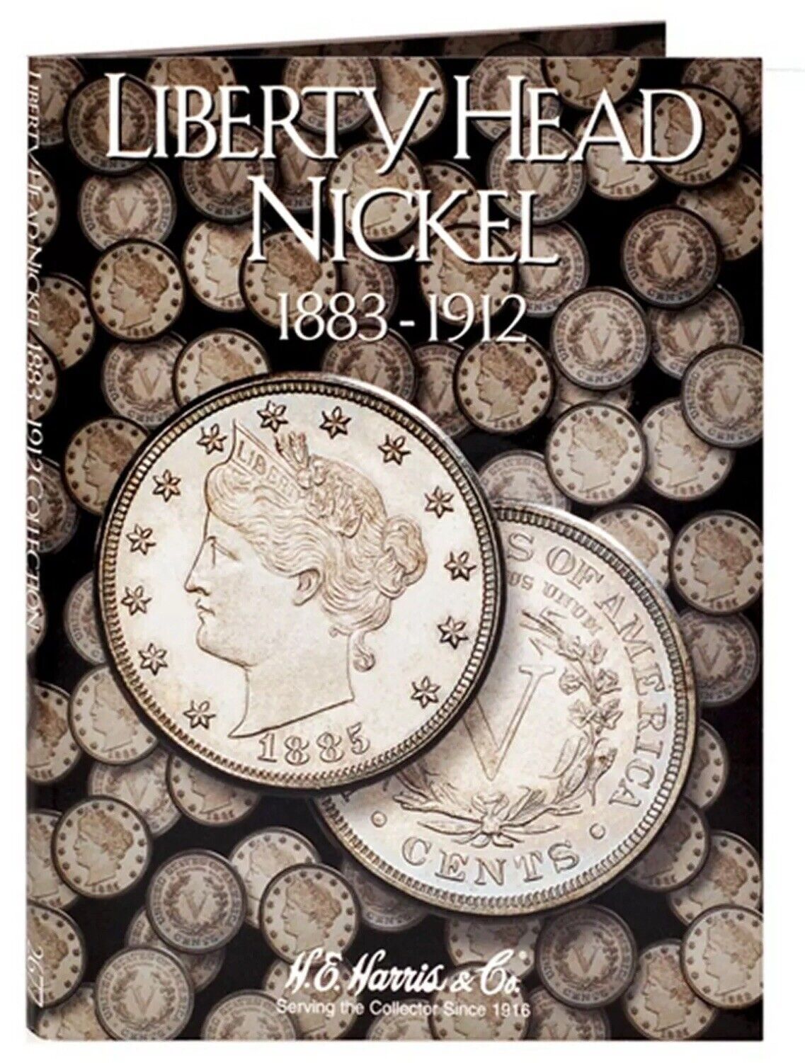 H.E. HARRIS 2677 Coin Folder Liberty Head V Nickel 5 cent 1883-1912 Album/Book