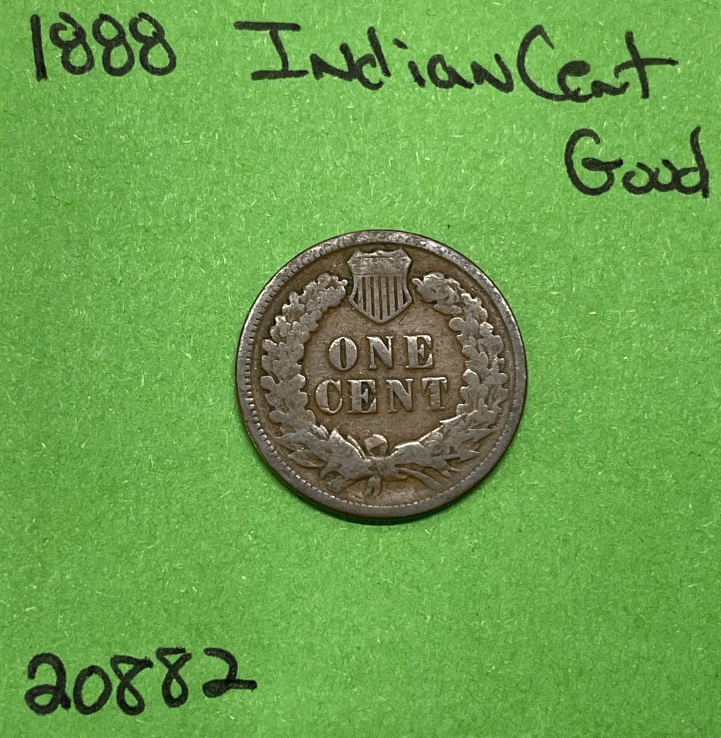 1888 Indian Head Cent / Penny 1c GD Good