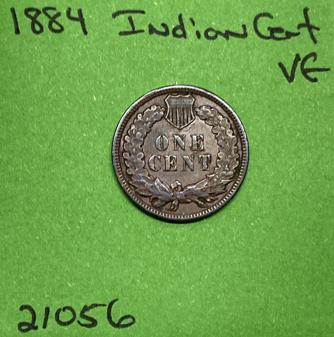 1884 Indian Head Cent 1c VF Very Fine
