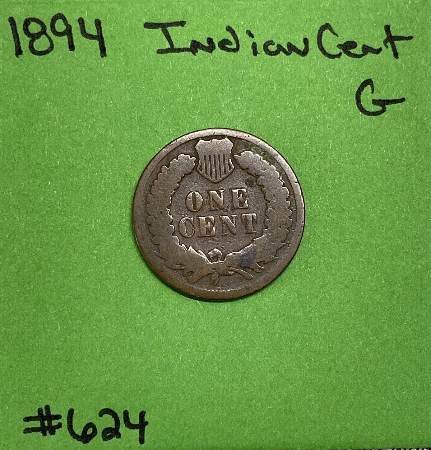1894 Indian Head Cent / Penny 1c Good