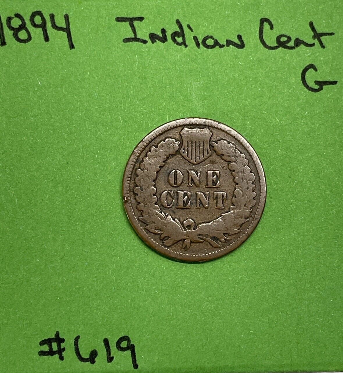 1894 Indian Head Cent / Penny 1c Good