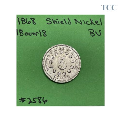 1868 Shield Nickel Uncirculated BU