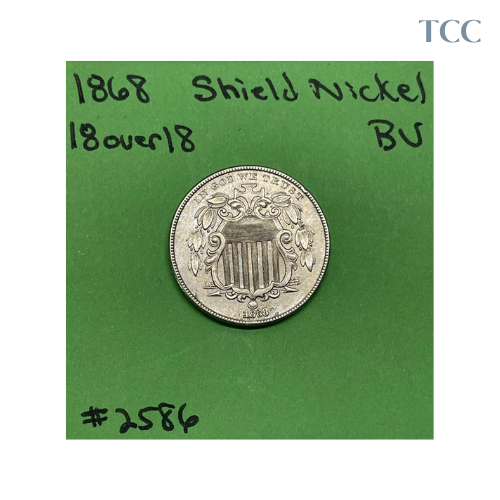 1868 Shield Nickel Uncirculated BU