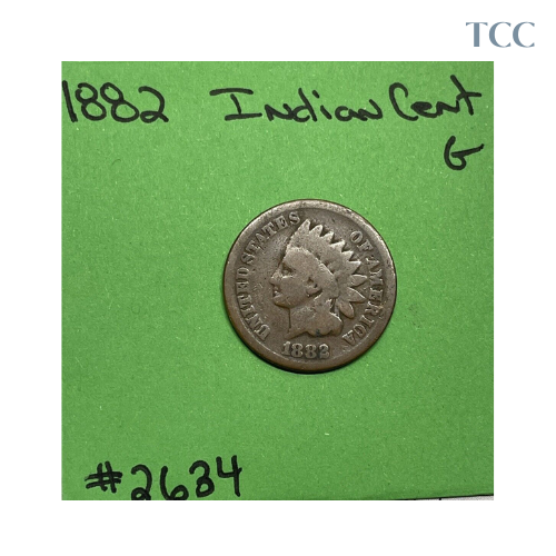 1882 Indian Head Cent Good (G)