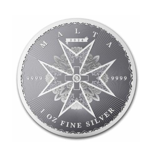 2024 Malta 1 oz Silver €5 Maltese Cross BU