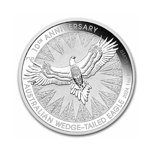 2024 Australia 1 oz Silver 10th Anniversary Wedge Tailed Eagle BU