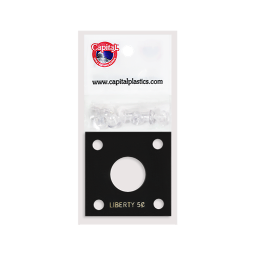 Capital Plastics 144 Coin Holder - Liberty Nickel