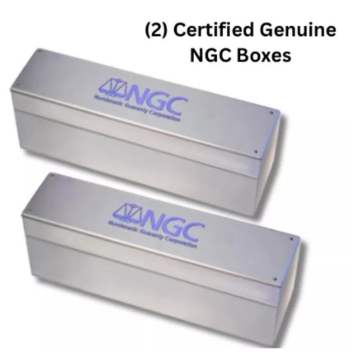 2ct Official NGC 20 Slab Boxes