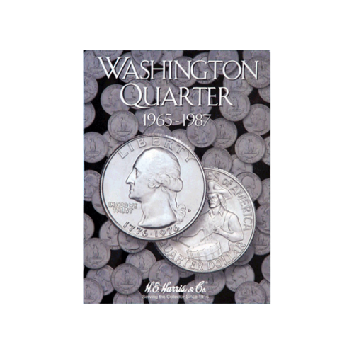 HE Harris Washington Quarters Folder #3 1965-1987