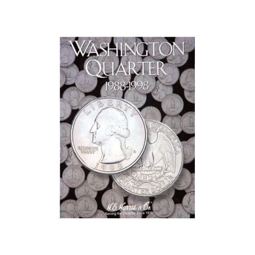 HE Harris Washington Quarters Folder #4 1988-1998