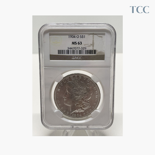 1904-O Morgan Silver Dollar NGC MS63 $1