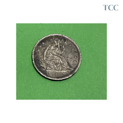 1840-P No Drapery Seated Liberty Half Dime