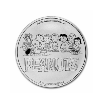 Peanuts® Snoopy Valentine's Day Cards 1 oz Silver Round