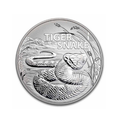 2024 Australia 1 oz Silver $1 Tiger Snake BU