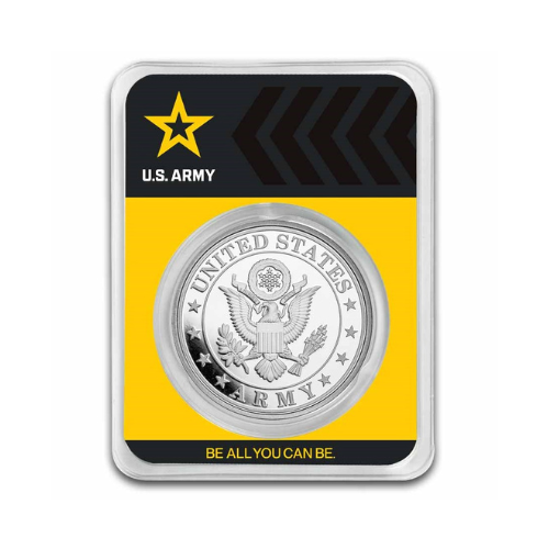 1 oz .999 Fine Silver Round U.S. Army Seal (In TEP)