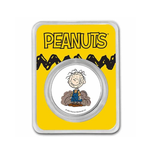 Peanuts® Pig-Pen 1 oz Colorized Silver Round in TEP