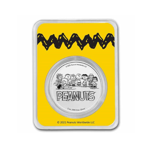 Peanuts® Pig-Pen 1 oz Colorized Silver Round in TEP