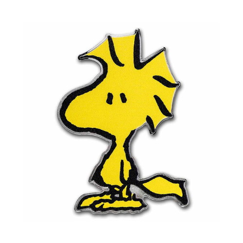 Peanuts® Colorized Woodstock Shaped 1 oz Silver