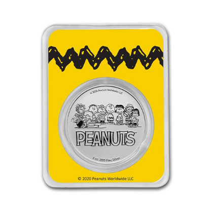 Peanuts® Snoopy 1 oz Silver Round in TEP