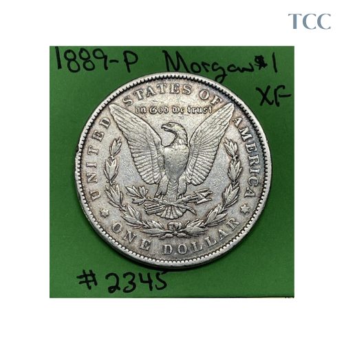 1889-P Morgan Dollar XF Extremely Fine