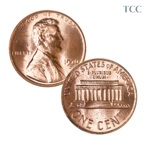 1970 D Lincoln Cent BU Brilliant Uncirculated