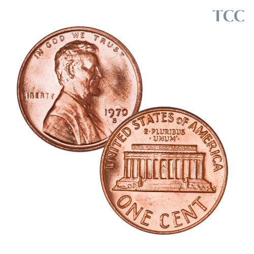 1970 S Lincoln Cent BU Brilliant Uncirculated