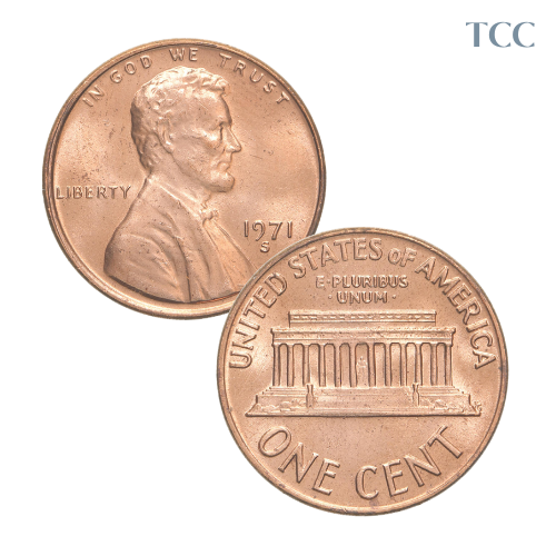 1971 S Lincoln Cent BU Brilliant Uncirculated