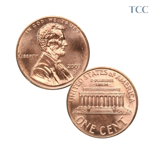 2007 D Lincoln Cent BU Brilliant Uncirculated