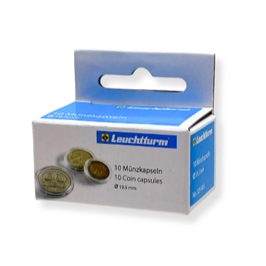 19.5mm - Coin Capsules (pack of 10)