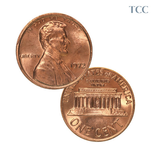 1972 P Lincoln Cent BU Brilliant Uncirculated