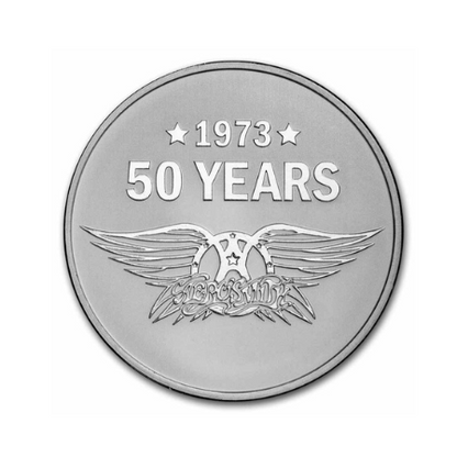 2023 Niue 1 oz Silver $2 Aerosmith 50th Anniversary BU