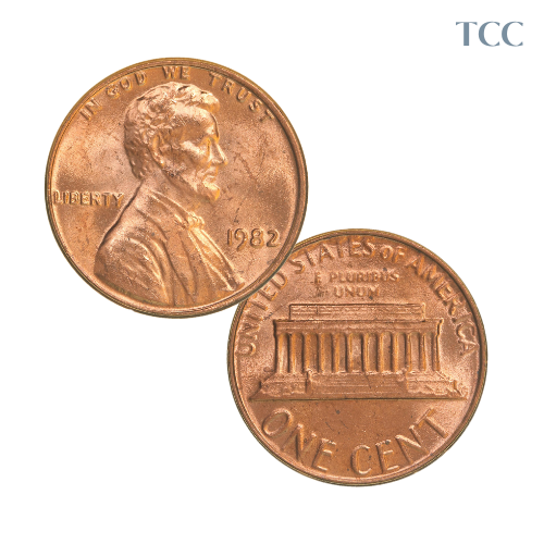 1982 P Lincoln Cent BU Large Date