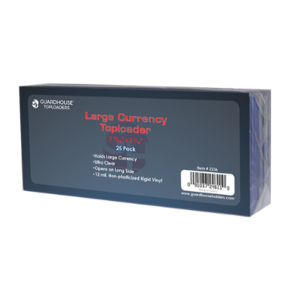 Large Currency Toploader