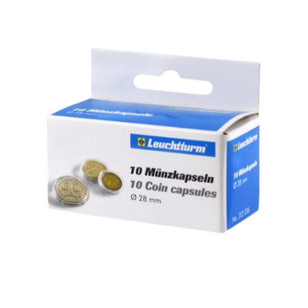 28mm - Coin Capsules (pack of 10)