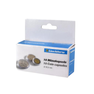 32.5mm - Coin Capsules (pack of 10)