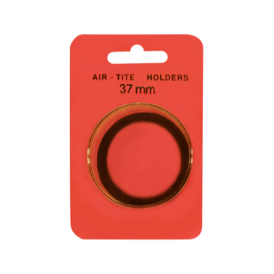 Black Ring Air Tite 37mm Coin Capsule