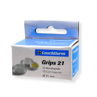 21mm - Coin Capsules (pack of 10)