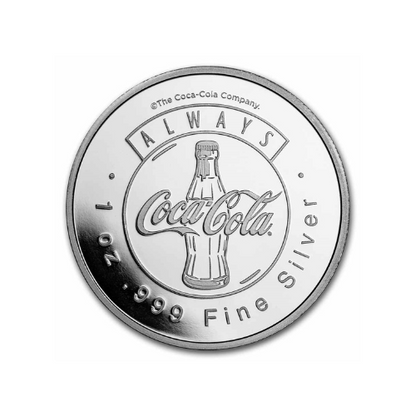 Coca-Cola® 1 oz Silver Polar Bear Round