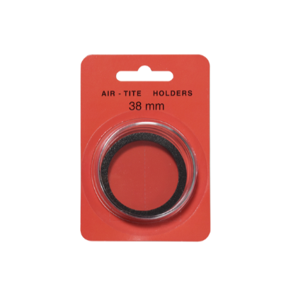 Black Ring Air Tite 38mm Coin Capsule