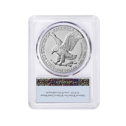 2024 1 oz Silver American Eagle PCGS MS 70 FS (Flag)