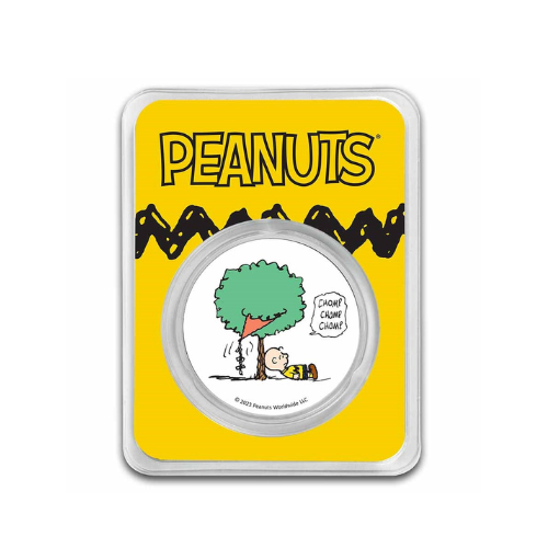 Peanuts® Kite-Eating Tree 1 oz Colorized Silver