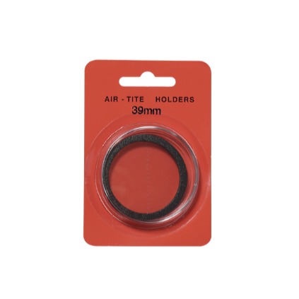 Black Ring Air Tite 39mm Coin Capsule