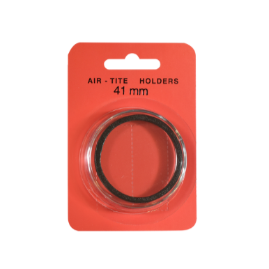 Black Ring Air Tite 41mm Coin Capsule