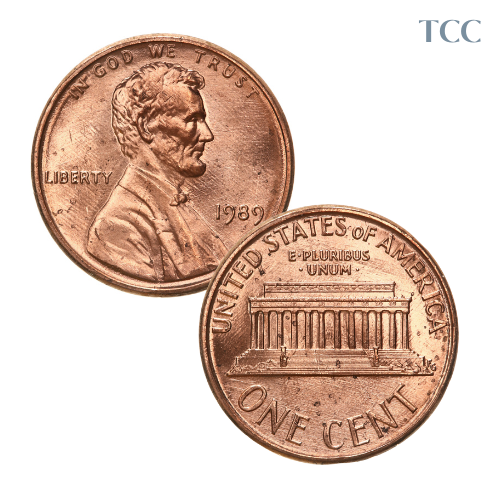 1989 P Lincoln Cent BU Brilliant Uncirculated