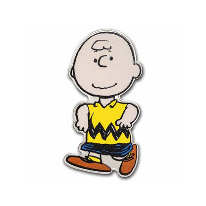 Peanuts® Colorized Charlie Brown Shaped 1 oz Silver