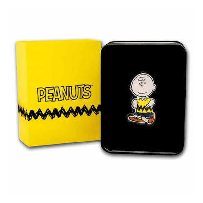 Peanuts® Colorized Charlie Brown Shaped 1 oz Silver