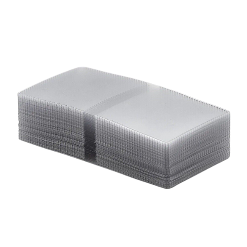 2.5x2.5 50ct Unplasticized Coin Flips Double Pocket Holders