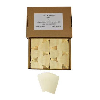 Manilla Paper Coin Envelopes 100ct