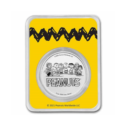 Peanuts® Great Pumpkin 55th Anniversary 1 oz Colorized Silver